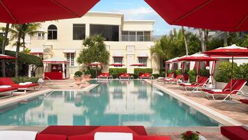 3 outdoor pools, pool cabanas (surcharge), pool umbrellas