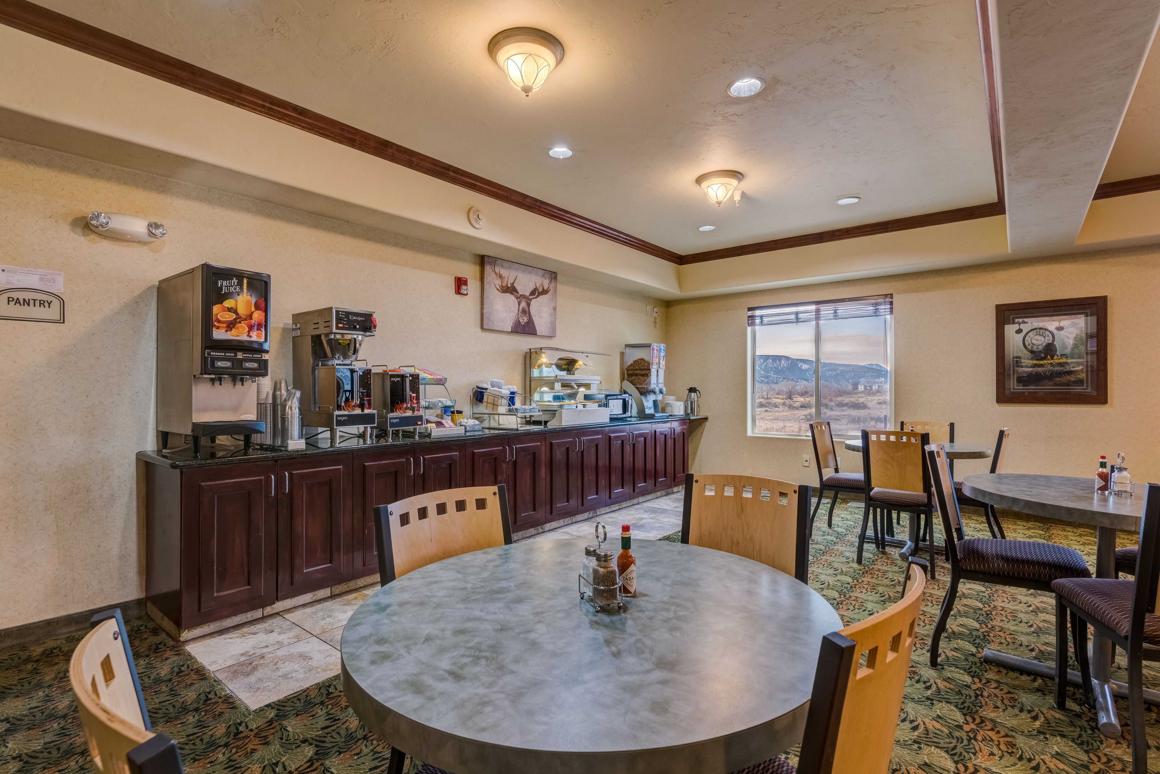 daily buffet breakfast (usd 14.95 per person)