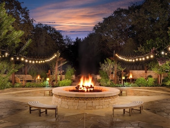 Fireplace at Hyatt Vacation Club at Wild Oak Ranch, San Antonio