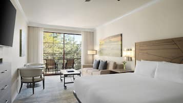 Premium bedding, pillowtop beds, in-room safe, desk