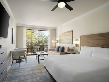 Premium bedding, pillowtop beds, in-room safe, desk at Hyatt Vacation Club at Wild Oak Ranch, San Antonio