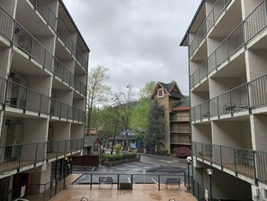 Condo, 1 Bedroom (107) | Balcony view - Oak Square Rentals (Gatlinburg)