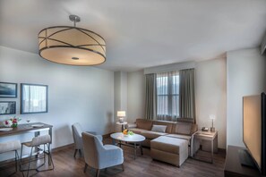 In-room safe, desk, laptop workspace, blackout curtains