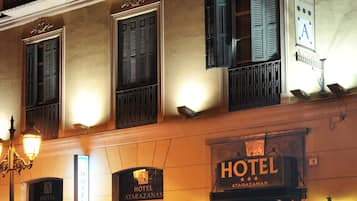 Front of property – evening/night