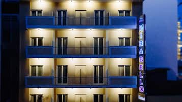 Overnatningsstedets facade