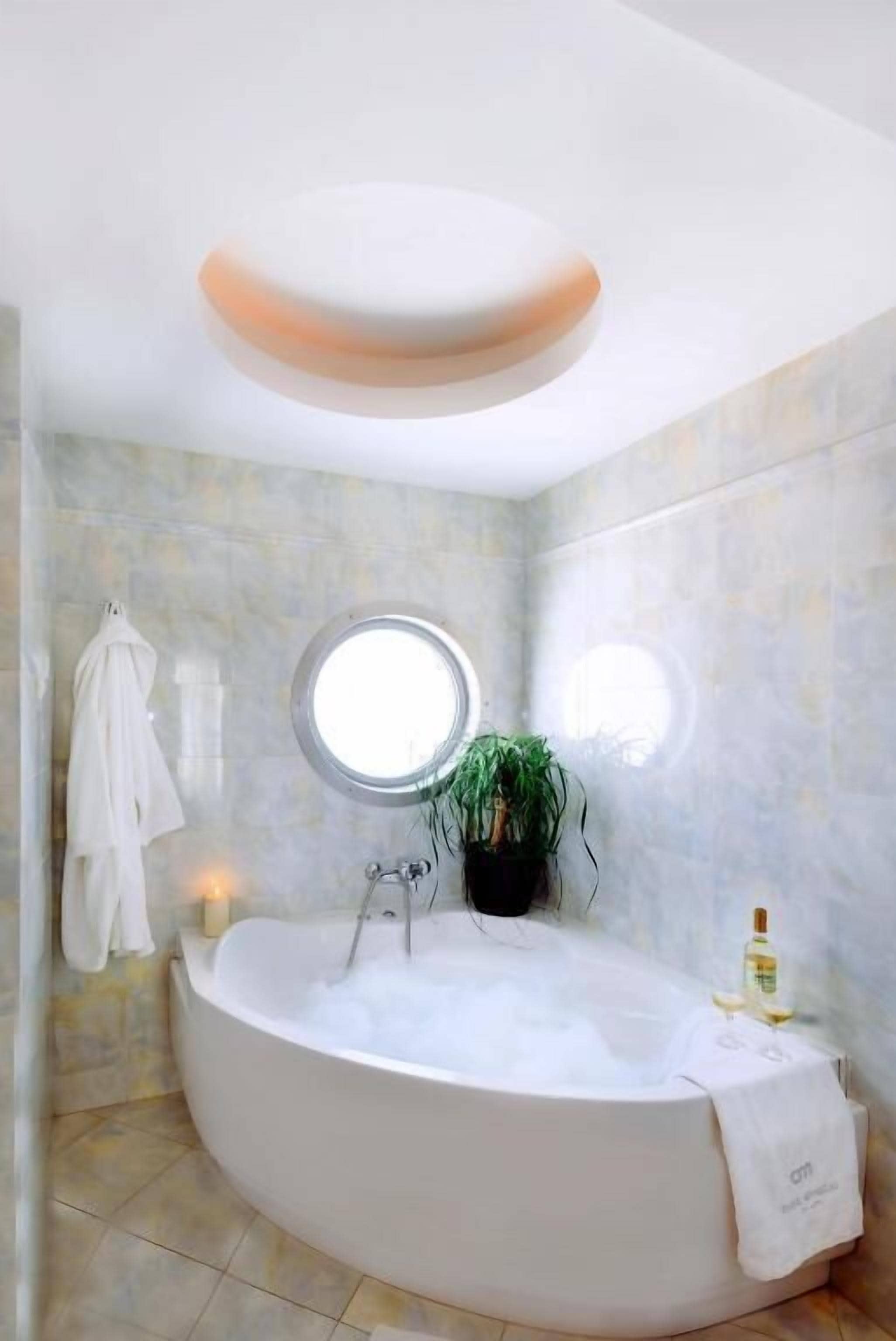 free toiletries, hair dryer, towels