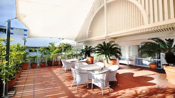 Premium bedding, desk, laptop workspace, soundproofing