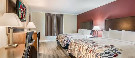 Desk, iron/ironing board, free cots/infant beds, rollaway beds