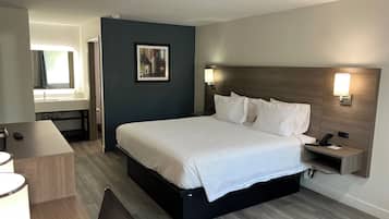 Kamar, 1 Tempat Tidur King, Bebas Asap Rokok | Tirai kedap cahaya, Wi-Fi gratis, dan seprai linen
