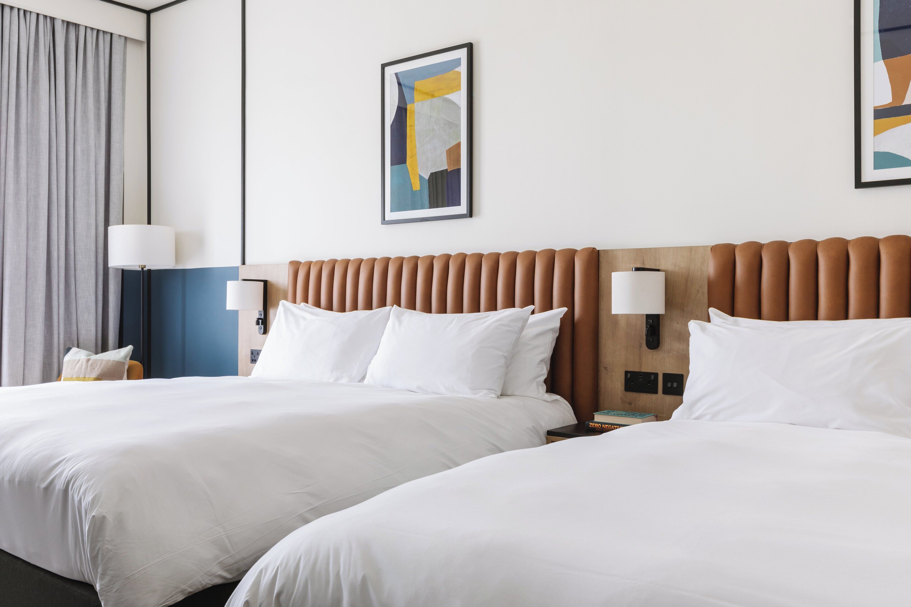 Grand Room, 2 Double Beds | Premium bedding, in-room safe, individually decorated, desk