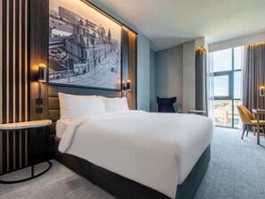 Premium bedding, in-room safe, individually decorated, desk