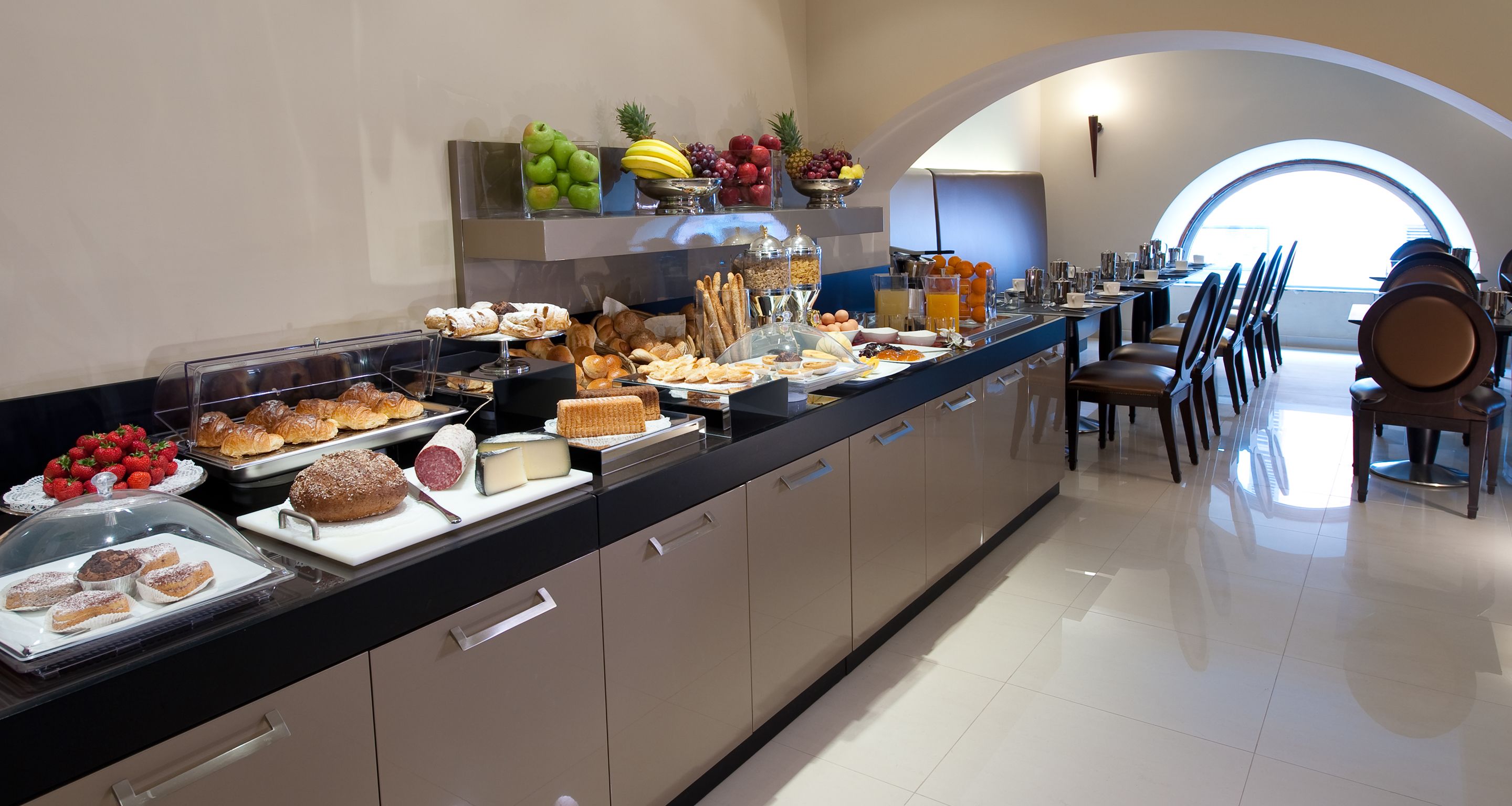 daily buffet breakfast (eur 12 per person)