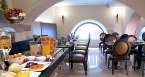Daily buffet breakfast (EUR 15 per person)
