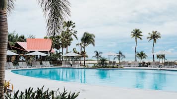 2 outdoor pools, free pool cabanas, pool umbrellas