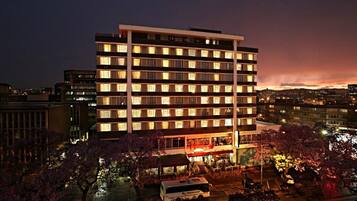 Front of property - evening/night