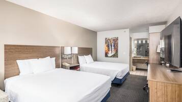 Room, 2 Queen Beds | In-room safe, desk, iron/ironing board, free WiFi