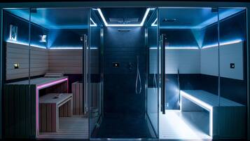 Sauna, bañera de hidromasaje, baño turco, tratamientos corporales