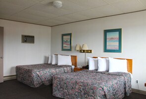 Standard Room, 2 Double Beds | Desk, laptop workspace, blackout drapes, soundproofing