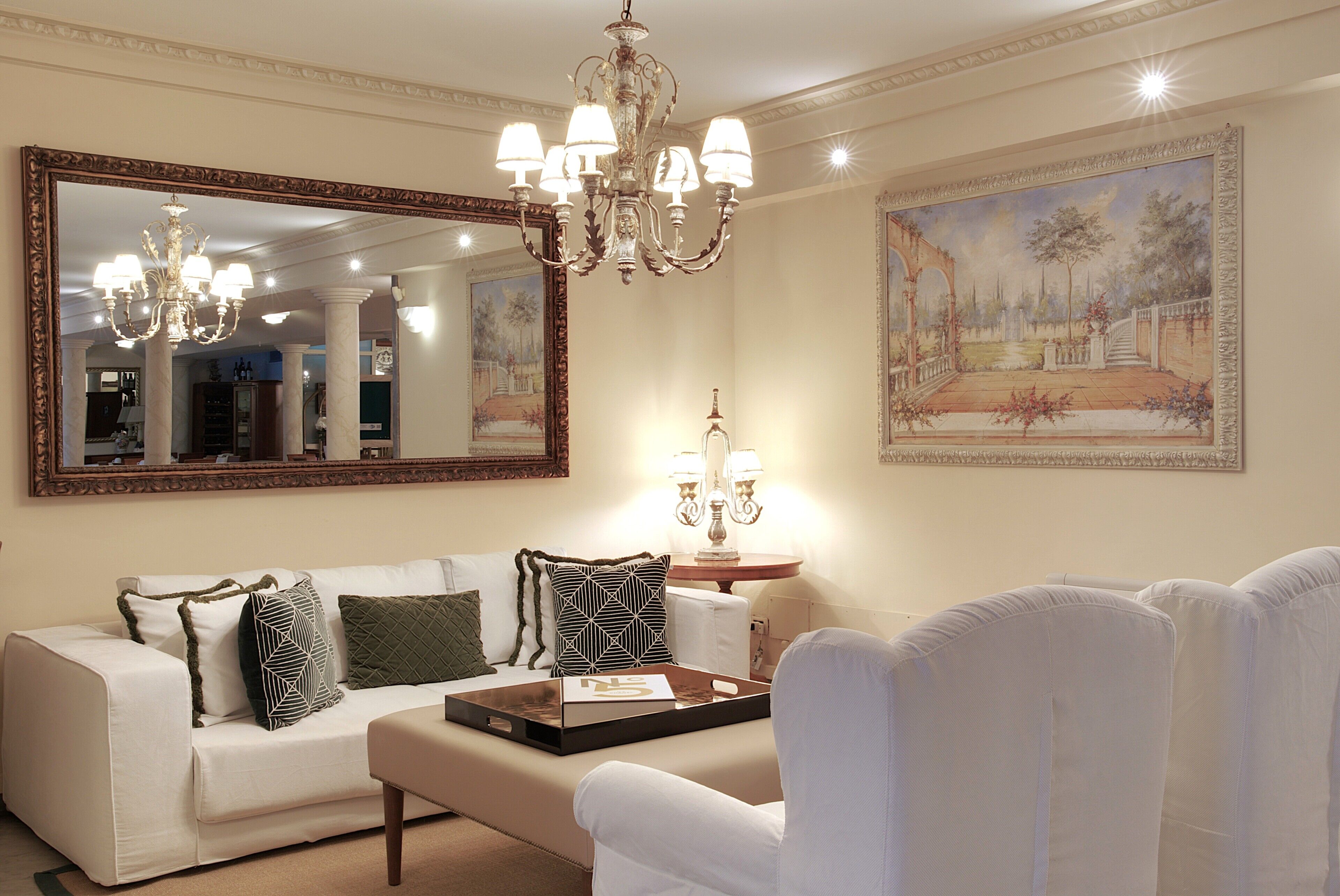 24-inch flat-screen tv with satellite channels, tv