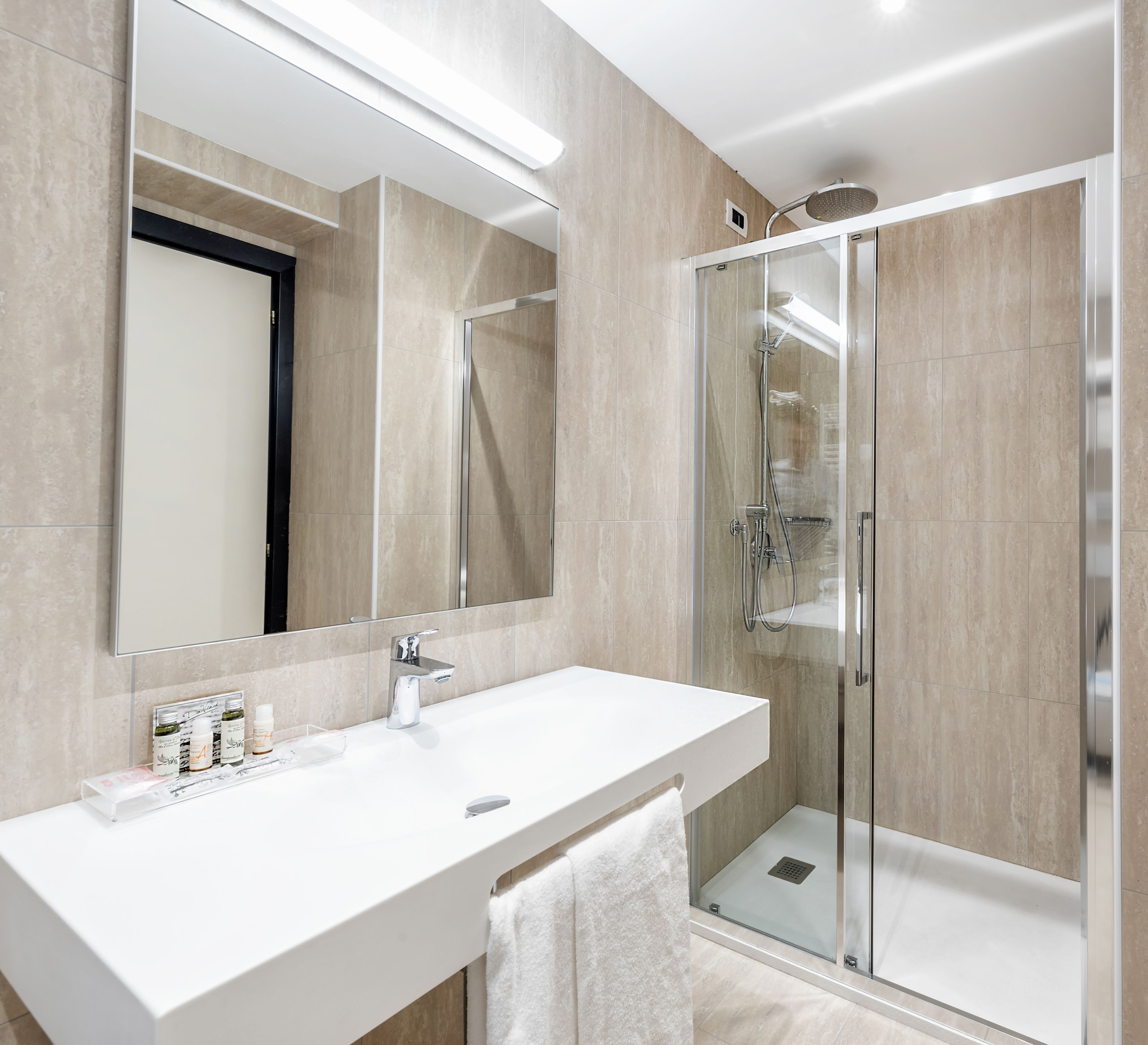 free toiletries, hair dryer, bathrobes, slippers