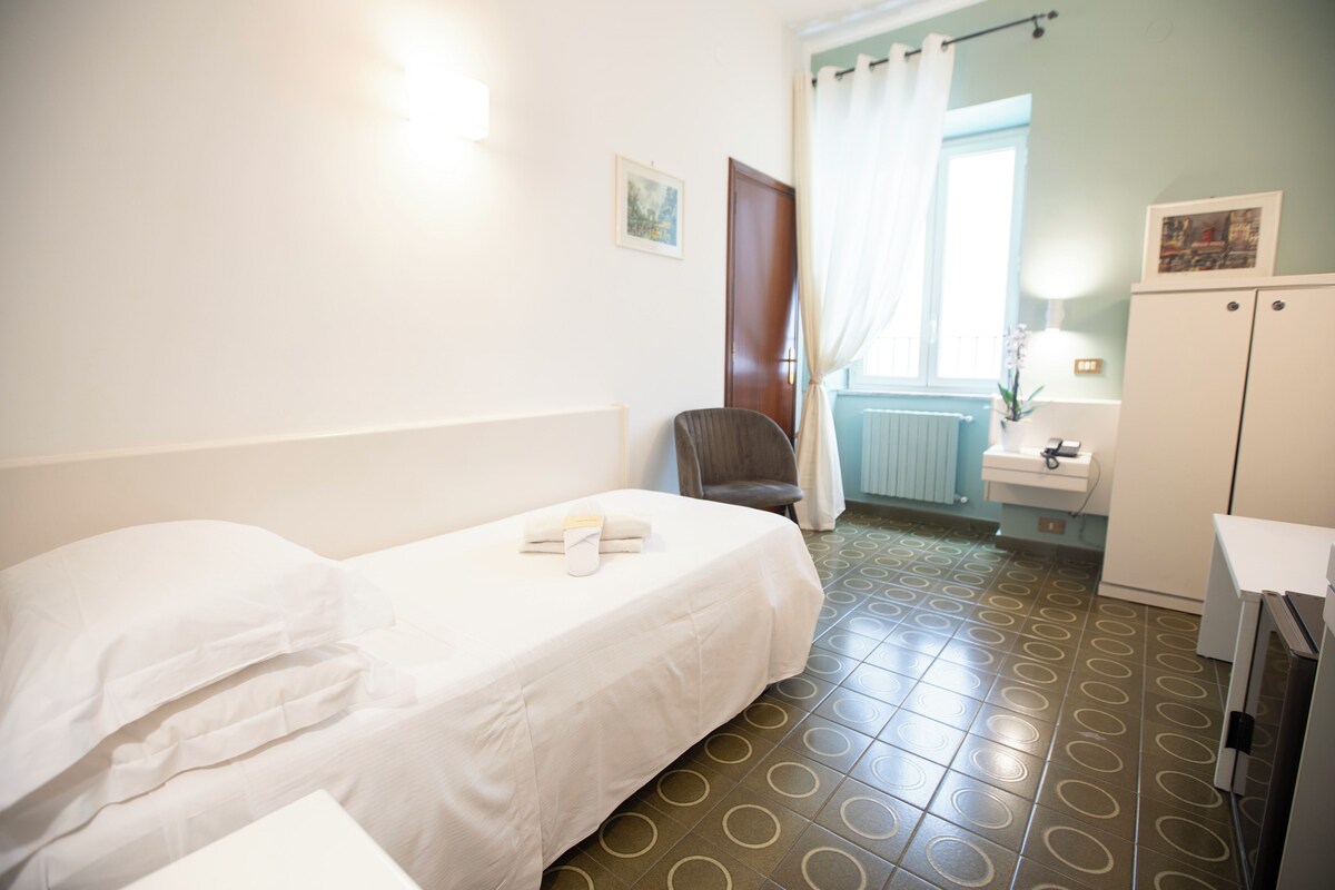 Classic Single Room | Hypo-allergenic bedding, in-room safe, desk, blackout curtains