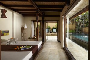 Villa, alberca privada (Sungu Villa) | Ropa de cama de alta calidad y minibar 