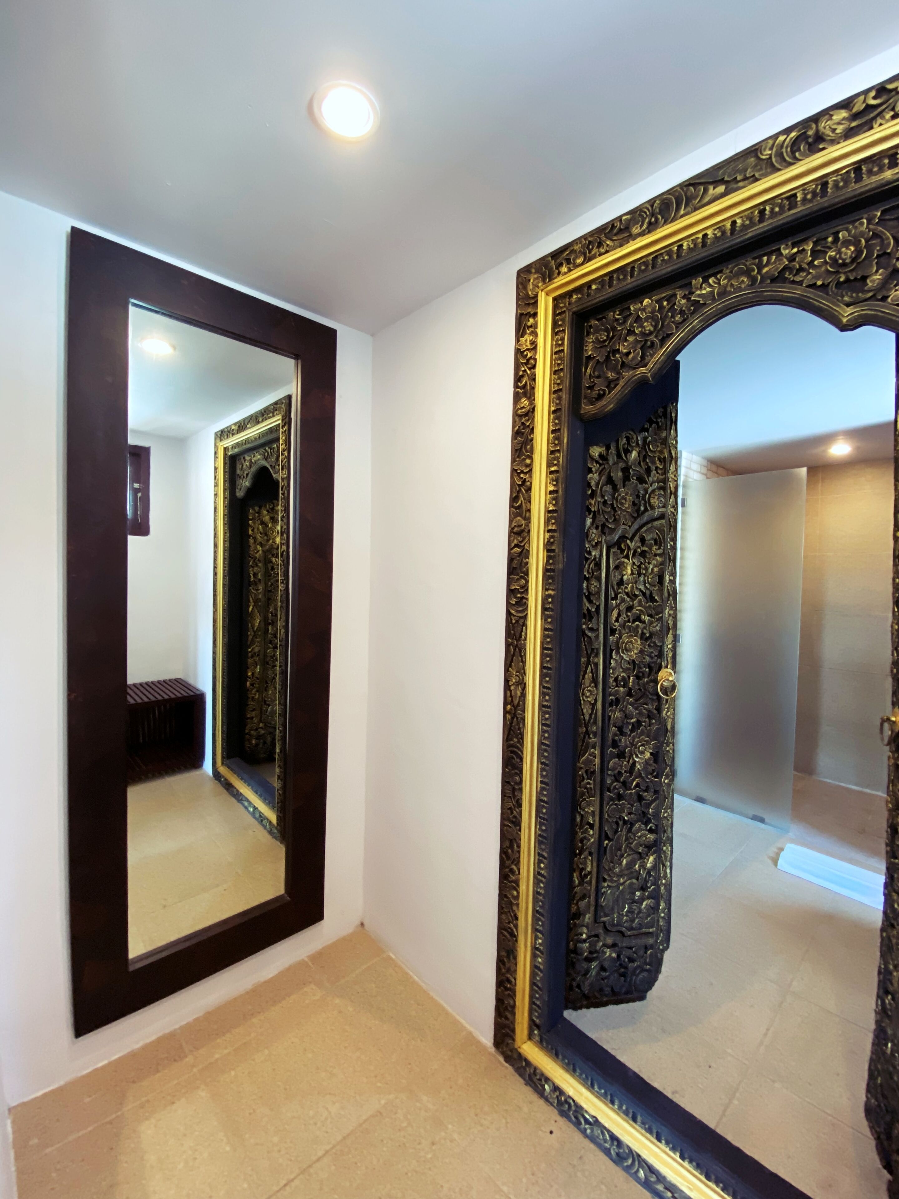 executive villa, 2 bedrooms, pool view | bathroom | separate bathtub and shower, free toiletries, hair dryer, bathrobes