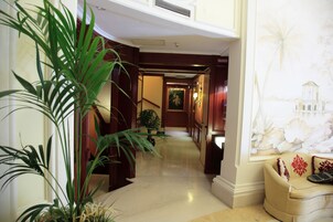 Sitteområde i lobbyen