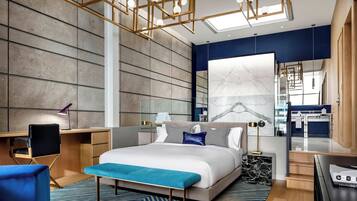 Premium bedding, minibar, in-room safe, desk