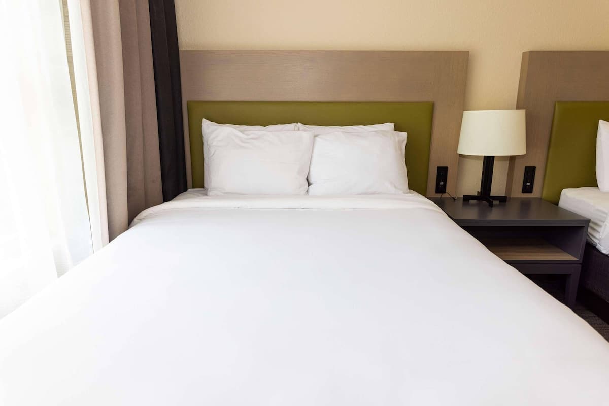 Premium bedding, down comforters, in-room safe, desk