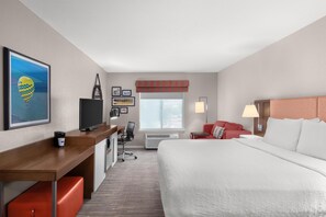 Chambre Standard, 1 très grand lit | Literie de qualité, lit avec matelas Select Comfort, coffre-fort, bureau