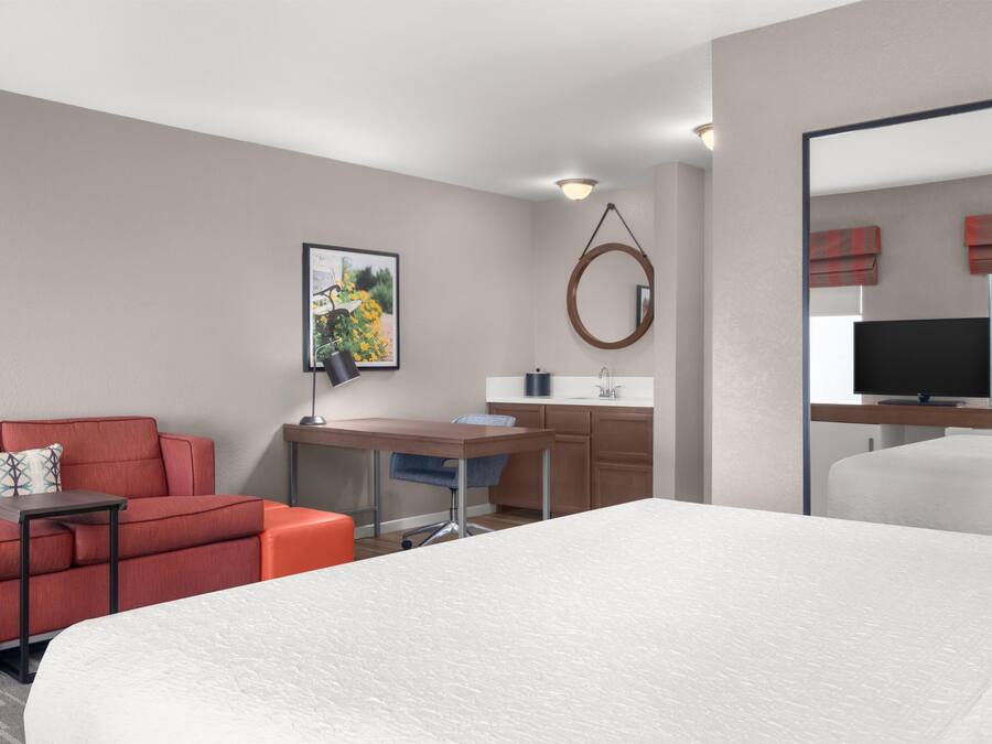 Studio, 1 King Bed, Non Smoking (with Sofabed) | Living area