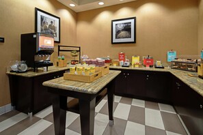 Free daily on-the-go breakfast