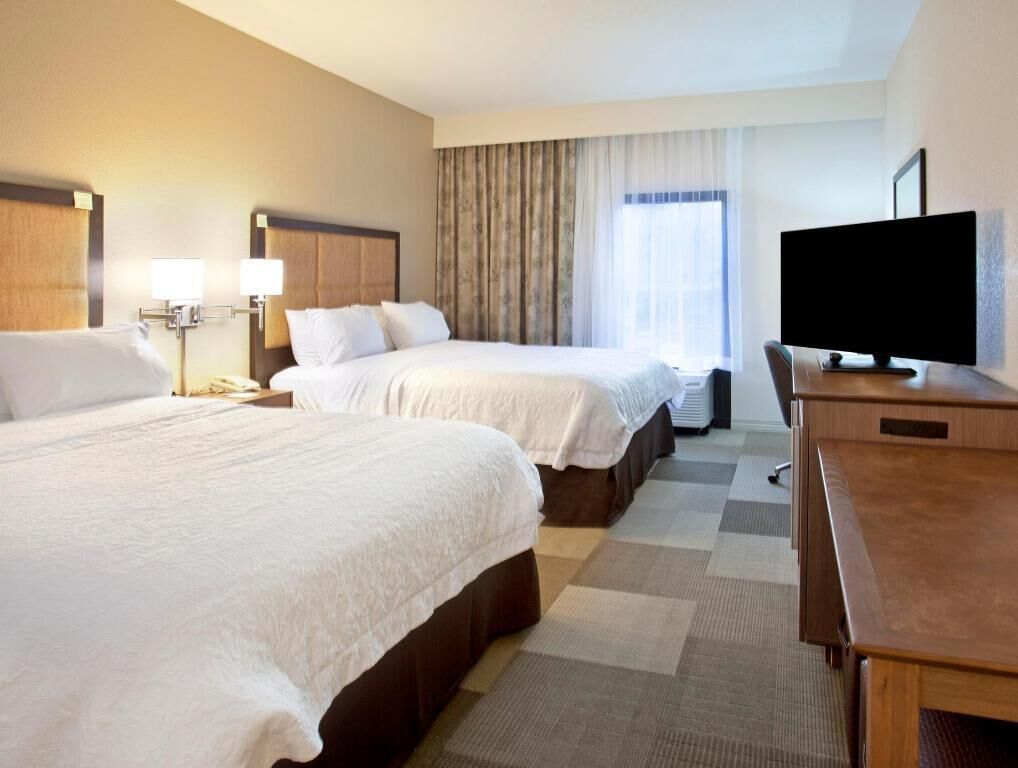 Pillowtop beds, blackout drapes, iron/ironing board