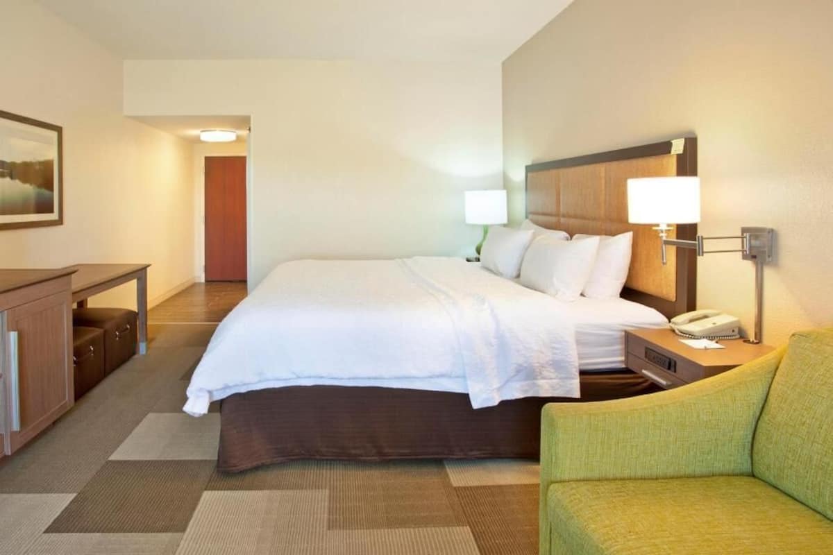 Pillowtop beds, blackout drapes, iron/ironing board