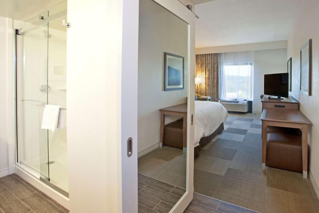 Pillow-top beds, blackout curtains, iron/ironing board