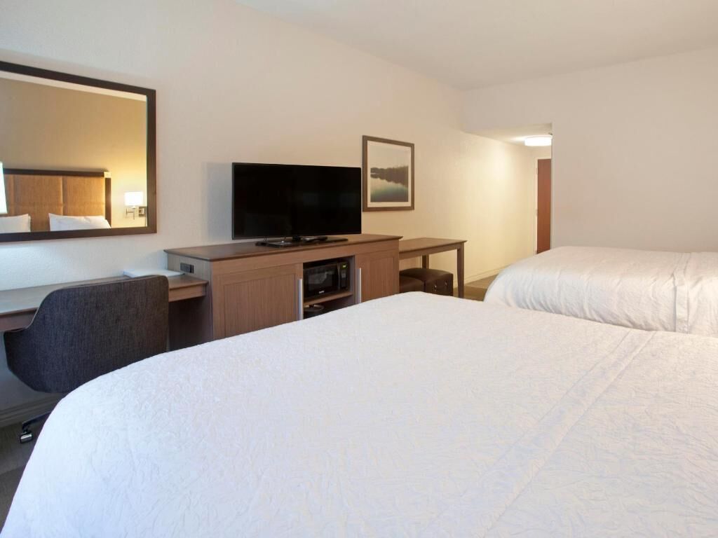 Pillow-top beds, blackout curtains, iron/ironing board