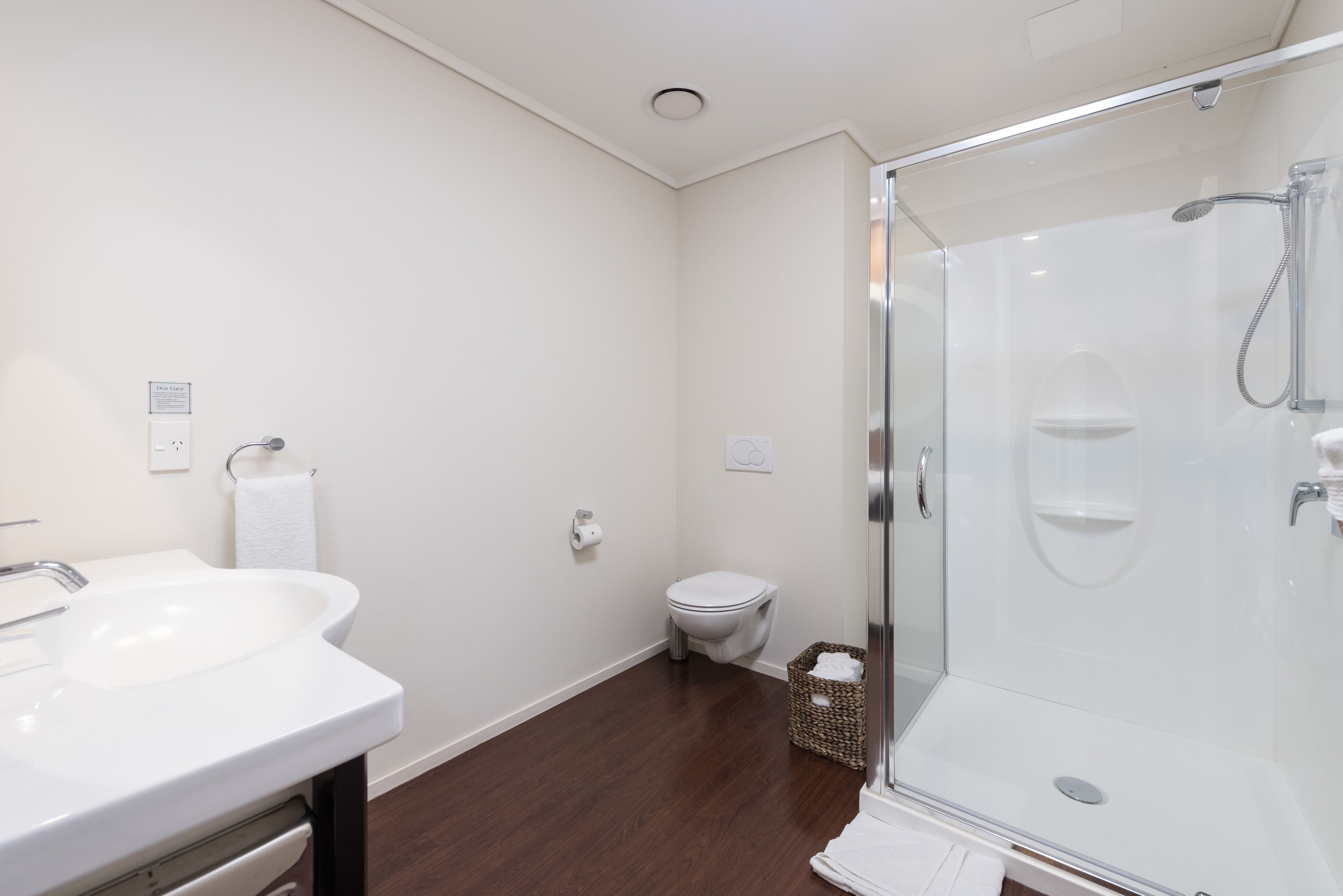 free toiletries, hair dryer, bathrobes, towels