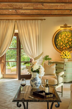 Suite superior, 1 cama King size | Terraza o patio