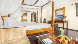 Elisir Twin Room - Pool View | Coin séjour