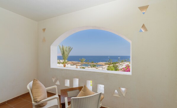 Oasis Queen or Twin Room - Partial Sea & Garden View | View from room - Domina Coral Bay Resort, Diving , Spa & Casino (Sharm El Sheikh)