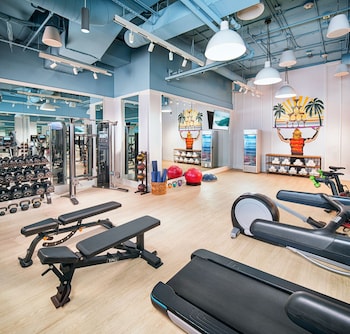 Fitness center at Margaritaville Hotel San Diego Gaslamp Quarter
