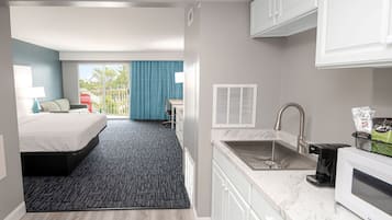 Premium bedding, blackout drapes, iron/ironing board