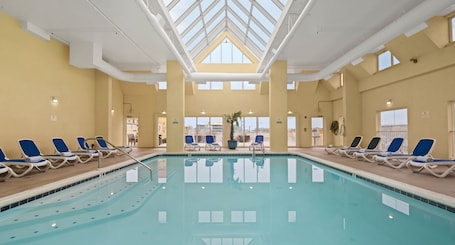Indoor pool, a heated pool, sun loungers. Bonita Beach Hotel