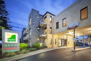 Front of property – evening/night