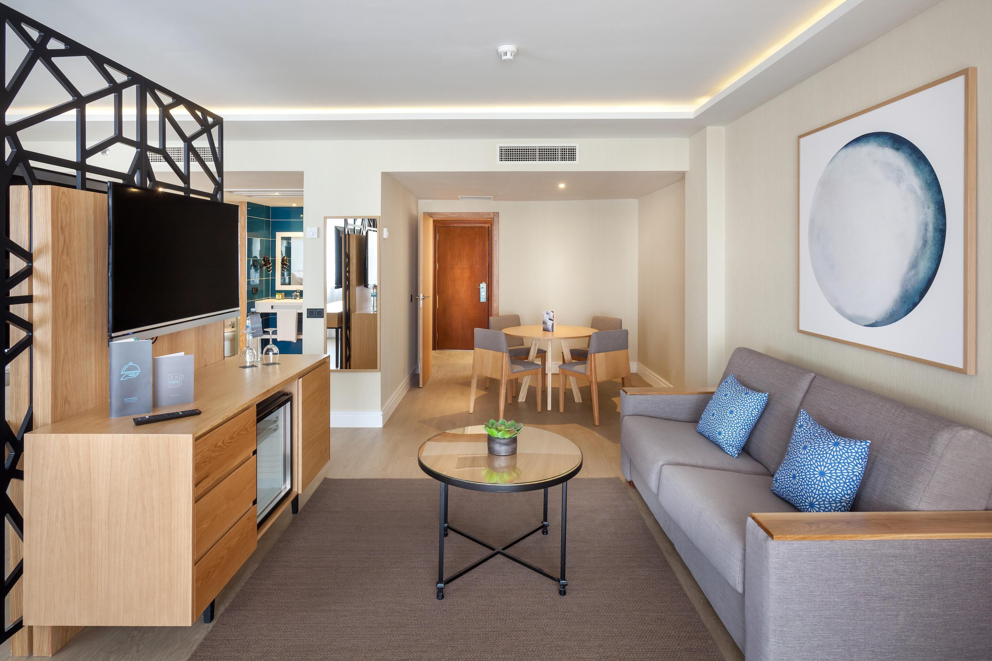 Minibar, in-room safe, individually decorated, desk