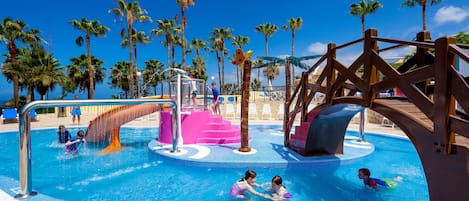 2 outdoor pools, open 9:30 AM to 6 PM, pool umbrellas, sun loungers