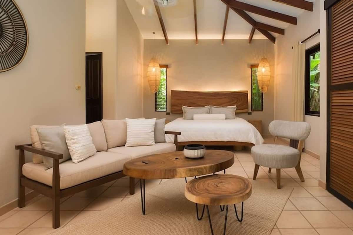 Luxury-Villa, 3 Schlafzimmer, eigener Pool | Hochwertige Bettwaren, Daunenbettdecken, Pillowtop-Betten, Minibar