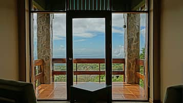 Honeymoon Suite, 1 King Bed | Living area | LCD TV