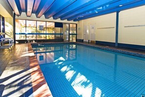 Indoor pool, outdoor pool